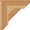 Ekena Millwork Traditional Slat Rough Sawn Bracket, Western Red Cedar, 6"W x 22"D x 22"H BKT06X22X22TRA06RWR - alternate 3